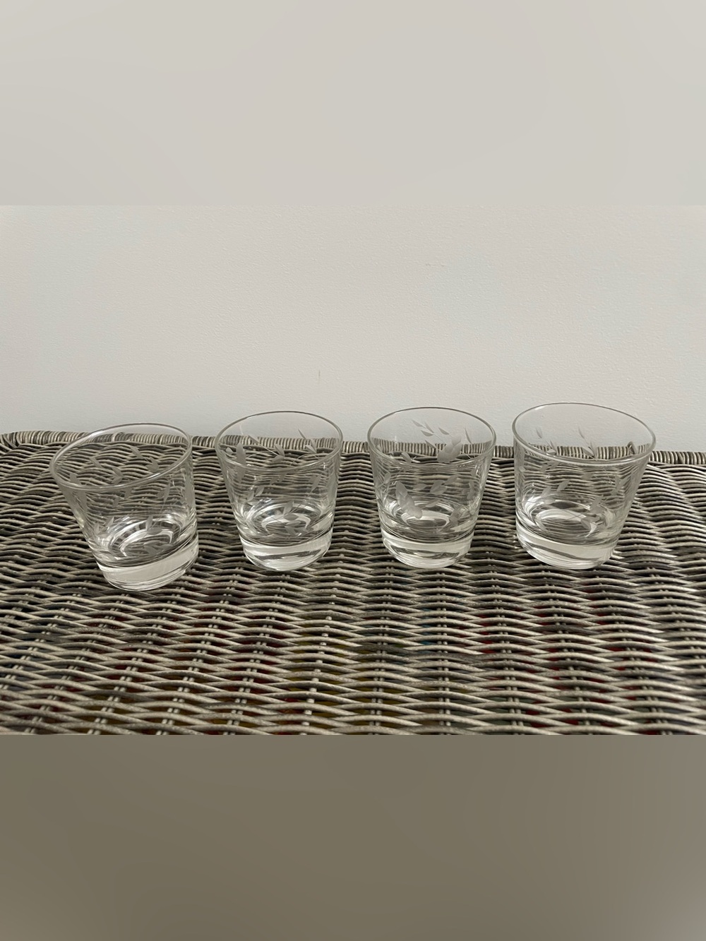 Princess House Heritage 
Old fashioned glasses 
set of 4